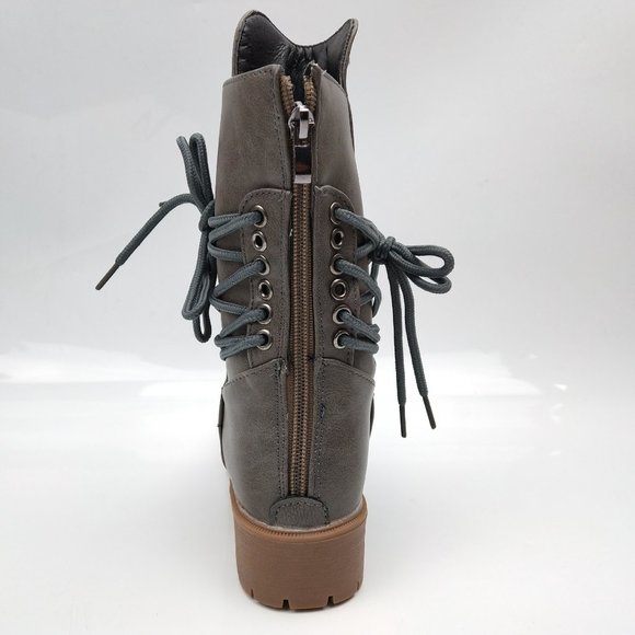 Studded Low Heel Rider Boots - Picture 3 of 6